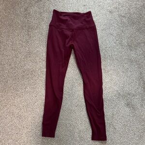 Beyond Yoga Burgundy Leggings Medium